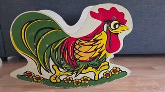 LACNO Retro starý hojdací Kohút sedačka