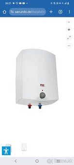 Malý stojací zásobníkový ohrievač vody 9,8L