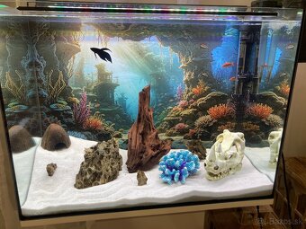 Zariadené akvárium 75l