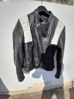 kožená moto bunda -M.
