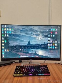 24" herný zakrivený monitor Philips | Top stav