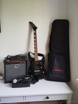 El.gitara, kombo, mikrofón