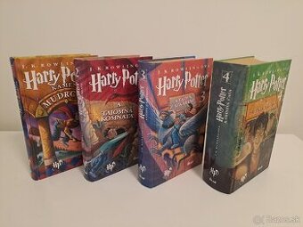 Harry Potter 1-4. Prvé vydania