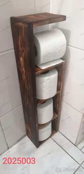 Drevený držiak na toaletný papier
