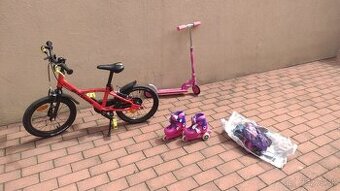 Dievčenský bicykel od 4 do 6rokov