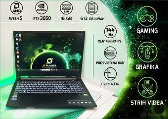 🏷️ 🎮 Ryzen 5 / RTX 3050 / 144Hz / 16GB RAM / Herný NB