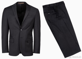 Predám čierny slim fit oblek značky Ozeta