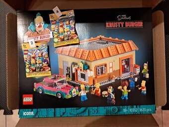 Lego The Simpsons Krusty Burger 10352 + Maggie a Marge