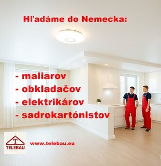 Nemecko - sadrokartónisti, obkladači, maliari a všestranní