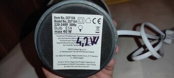 Nočná lampa na 240V