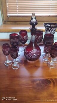 Karafa a poháre set Egermann