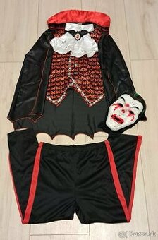 Karnevalová maska upír drakula 140//146/152