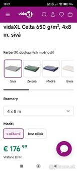 Celta - krycia plachta