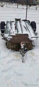 Predám sklopný prívesný vozík na motocykle