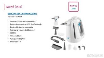PARNÝ ČISTIČ SSC 3510WH AQUINO