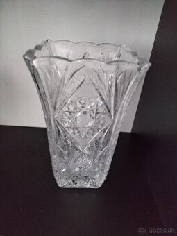Predám kryštálovú vázu a misu