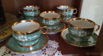 Porcelánové Šálky s Podšálkami - Dvory