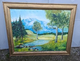 Predam obraz s ramom 180 x 145 cm