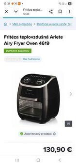 Teplovzdušná fritéza, mini rúra