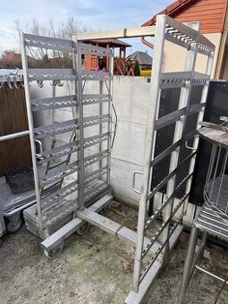 Udenársky vozík nerezový