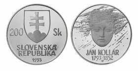 Ján Kollár - 200. výročie narodenia 200 Sk/1993