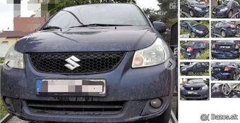 SUZUKI SX4 1.6 2008 predám NÁRAZNÍK, MOTOR M16A, DVERE sedan