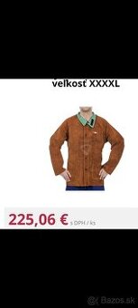 zváračská zástera kožená WELDAS
