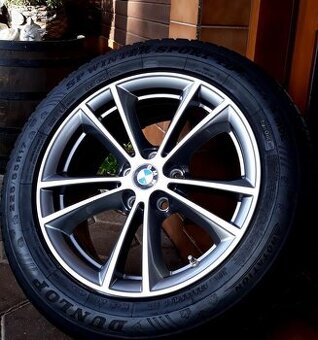 Alu R17 5x112 orig. BMW + zimné pneu 225/55 R17 + TPMS