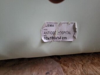 Matrac 190x80x14cm nepremokavý, antidekubitový, hospital