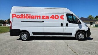 Prenájom dodávky Fiat Ducato Hlohovec, Trnava + okolie