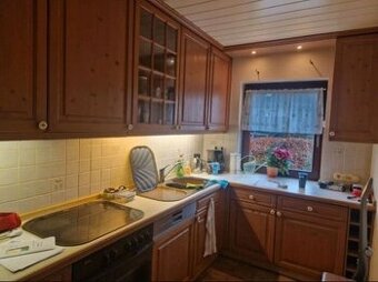 Kuchyně z masivu do L-ka se spotřebiči,5852