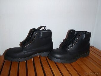 Kožené zimné topánky