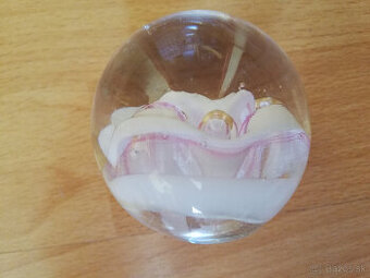 Sklenené ťažítko - Muráno