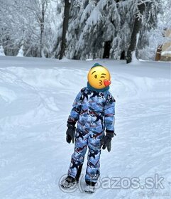 Predám 3x oblečenú zimnú/lyžiarsku kombinézu Molo 122-132 - 1