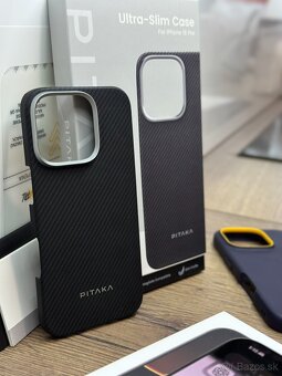 Kryt Pitaka iPhone 16 Pro Ultra-Slim, aramidové vlákna, nový