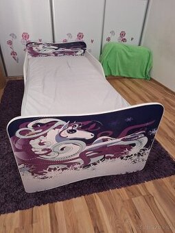 Dievc.postel s vysuvnym lozkom a 2.matracmi