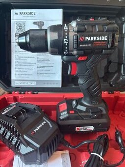 Aku vŕtačka PARKSIDE 20V set batéria a nabíjačka