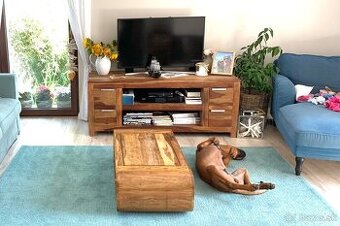 Masivna komoda indicky palisander