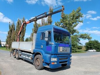MAN TGA 26,413 valník + Ruka PALFINGER PK15500