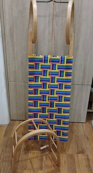 Klasické drevené sánky