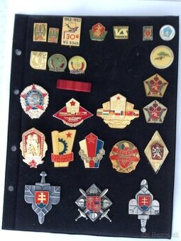 vojenské odznaky a medaily