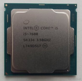 Intel i5 7600 + chladic