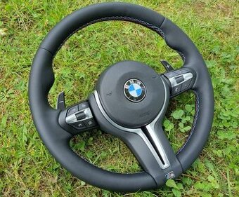 -Sportový volant BMW-M kozeny - M prešivanie
