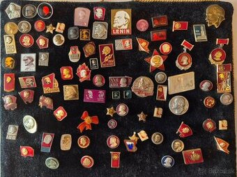 Predám staré Ruské odznaky Lenin a Kozmonautika.