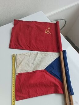 Retro mávatká vlajky