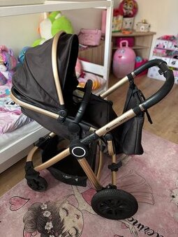 Predám kočík Petite & Mars Grand II čierno-zlatý