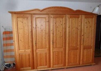 Kompletní rustikální ložnice z masivu,6422