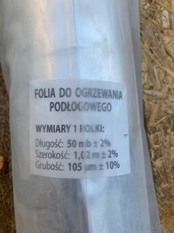 Na predaj: Podlahová fólia (izolačná podložka )