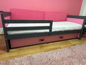 Moderna postel pre dievca 200x90