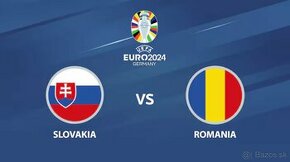 2x vstupenka SLOVENSKO-RUMUNSKO - EURO 2024
